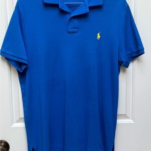 Ralph Lauren Royal Blue Polo with Yellow Emblem